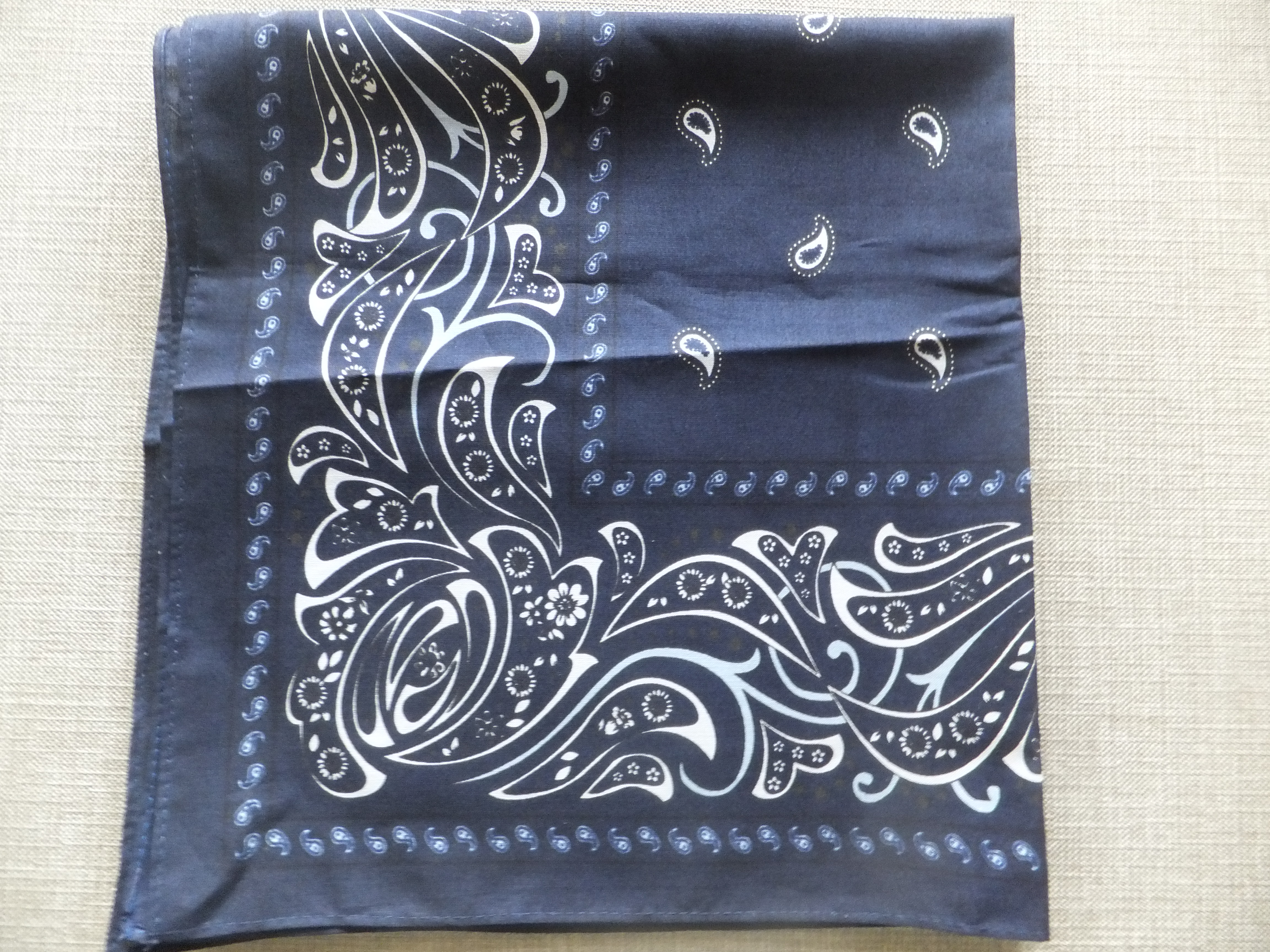 hemel Voorkeur Afscheid Blauwe boeren zakdoek – De Schutsestal